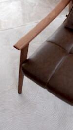 Akik 8612 Krem - Modern Yuvarlak Desenli Salon Halısı - Görsel 5