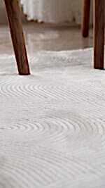 Akik 8612 Krem - Modern Yuvarlak Desenli Salon Halısı - Görsel 4