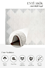 Akik 8620 Yeşil - Ferah Yeşil Renkli, Konforlu Salon Halısı - Görsel 2