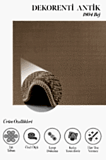 Antik 1804 Bej - Modern Evler İçin Soft Dokulu Bej Halı - Görsel 2