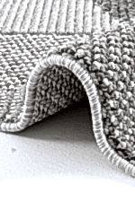 Bukle 1401 Gri - Yumuşak Dokulu Kolay Temizlenen Oturma Odası Halısı - Görsel 6