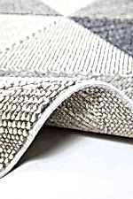 Bukle 1401 Gri - Yumuşak Dokulu Kolay Temizlenen Oturma Odası Halısı - Görsel 5