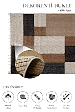 Bukle 1406 Sarı - Enerjik Renkleriyle Modern Salon Halısı - Görsel 2