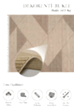 Bukle 1413 Bej - Sıcak Bej Tonlarıyla Konforlu Ev Halısı - Görsel 2