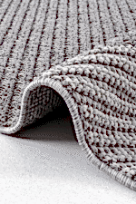 Bukle 1415 Gri - V Desenli Şık Yemek Odası Halısı - Görsel 3