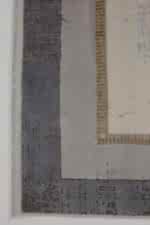 Dora 1901 Vizon - Çerçeve Desenli Eskitme Görünümlü Salon Halısı - Görsel 4