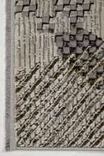 Dora 1904 Vizon - Sanatsal Desenli Zarif Ev Halısı - Görsel 4