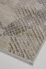 Dora 1904 Vizon - Sanatsal Desenli Zarif Ev Halısı - Görsel 5