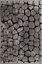 İndus 8001 Gri - Doğal Taş Görünümlü Dekoratif Ev Halısı