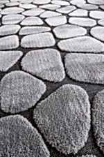 İndus 8001 Gri - Doğal Taş Görünümlü Dekoratif Ev Halısı - Görsel 5