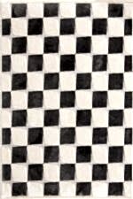 İndus 8004 Krem - Dama Desenli Genç Odası ve Oturma Odası Halısı