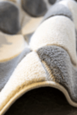 İndus 8004 Krem - Dama Desenli Genç Odası ve Oturma Odası Halısı - Görsel 4