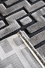 İndus 8007 Gri - Minimalist ve Şık Dekoratif Gri Halı - Görsel 5