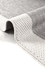 Lora 3205 Gri - İç ve Dış Mekana Uygun Gri Halı - Görsel 3