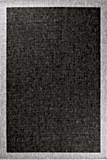 Lora 3207 Gri - Modern Çerçeveli Antrasit Gri Halı