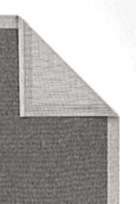 Lora 3207 Gri - Modern Çerçeveli Antrasit Gri Halı - Görsel 3