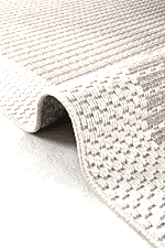 Lora 3211 Bej - Minimalist Tarzda Zarif Bej Salon Halısı - Görsel 3