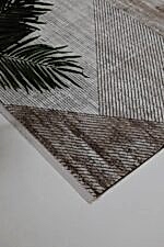 Mira 1610 Vizon Kahve - Kolay Temizlenebilir, Yoğun Dokulu, Modern Salon Halısı - Görsel 5