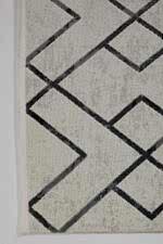 Mira 1617 Gri - Modern Geometrik Çizgili Salon Halısı - Görsel 2