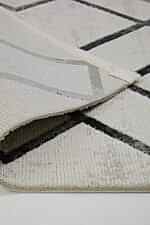 Mira 1617 Gri - Modern Geometrik Çizgili Salon Halısı - Görsel 4