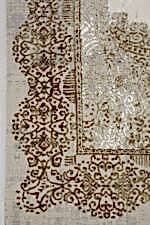 Mira 1619 Vizon - Geleneksel Motifli Klasik Vizon Salon Halısı - Görsel 4