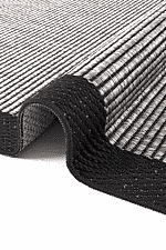 Nova 2007 Siyah - Siyah Çerçeveli Minimal Modern Halı - Görsel 2