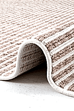 Piana 1103 Taba - Sade ve Şık Taba Çizgi Desenli Halı Modeli - Görsel 3