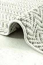 Piana 1112 Yeşil - Zigzag Dokulu Modern Yeşil Halı Modeli - Görsel 3