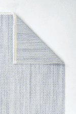 Piana 1113 Mavi - Zigzag Desenli Mavi Oturma Odası Halısı - Görsel 4