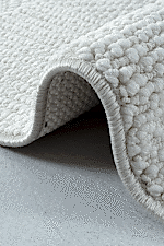 Piana 1114 Beyaz - Modern Çizgilerle Şekillenmiş Beyaz Halı - Görsel 3