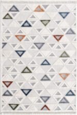 Polo 7804 Multi - Üçgen Desenli Renkli Oturma Odası Halısı