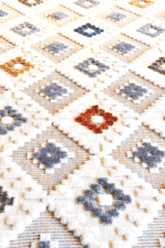 Polo 7806 Multi - Renkli Geometrik Desenli Modern Halı - Görsel 3