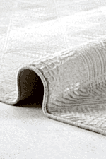 Roma 1307 Beyaz - Sade ve Modern Beyaz Halı Önerisi - Görsel 2