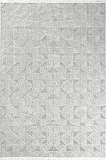 Roma 1308 Gri - Göz Yormayan Geometrik Salon Halısı