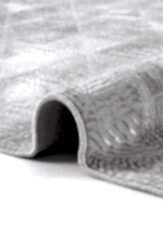 Roma 1308 Gri - Göz Yormayan Geometrik Salon Halısı - Görsel 2