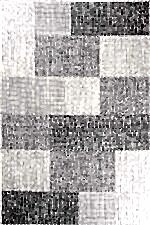 Sahra 9907 Gri - Parçalı Modern Desenli Gri Halı