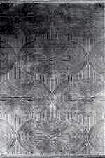 Sateen 6418 Gri - Sanatsal Desenli Açık Gri Halı