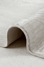 Sateen 6419 Beyaz - Göz Yormayan Soft Beyaz Halı Modeli - Görsel 2