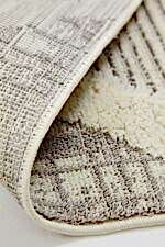 Step 2202 Gri - Göz Alıcı Elmas Motifli Gri Halı - Görsel 5