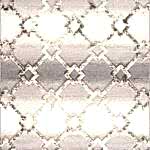 Step 2203 Gri - Zikzak Motifli Gri Degrade Salon Halısı