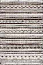 Step 2207 Gri - Modern Boho Stilde Gri Çizgili Halı