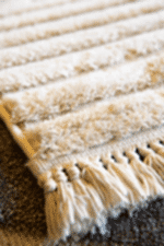 Step 2213 Krem - Kabartmalı Desenli Krem Salon Halısı - Görsel 7