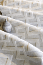 Togo 7511 Beyaz - Minimalist Tarzda Beyaz Geometrik Salon Halısı - Görsel 4