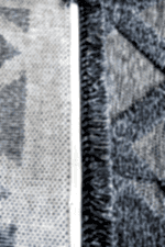 Togo 7512 Antrasit - Antrasit Renkli Elmas Desenli Modern Halı - Görsel 6