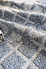 Togo 7512 Antrasit - Antrasit Renkli Elmas Desenli Modern Halı - Görsel 3