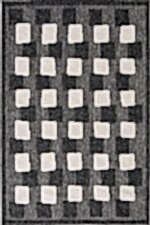 Togo 7513 Antrasit - Grafik Desenli Maskülen Tarz Antrasit Halı