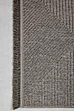 Vega 1456 Gri - Gri Yuvarlak Halı ile Modern Antre Dekoru - Görsel 4