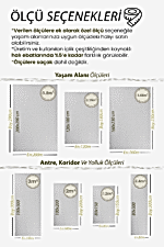 Eliza 4327 Gri - Pamuk Tabanlı, Kolay Temizlenen Gri Halı - Görsel 4