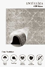 Eliza 4328 Vizon - Zarif Desenli Oturma Odası Halısı - Görsel 2