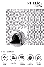 Eliza 4330 Gri - Yumuşak Tabanlı, Kolay Temizlenen Gri Halı - Görsel 2